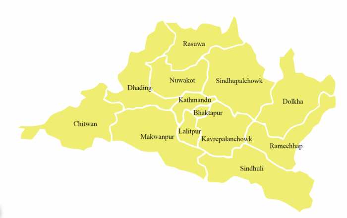 List Of Postal Codes Of Bagmati Province Postal Codes Of All Places 