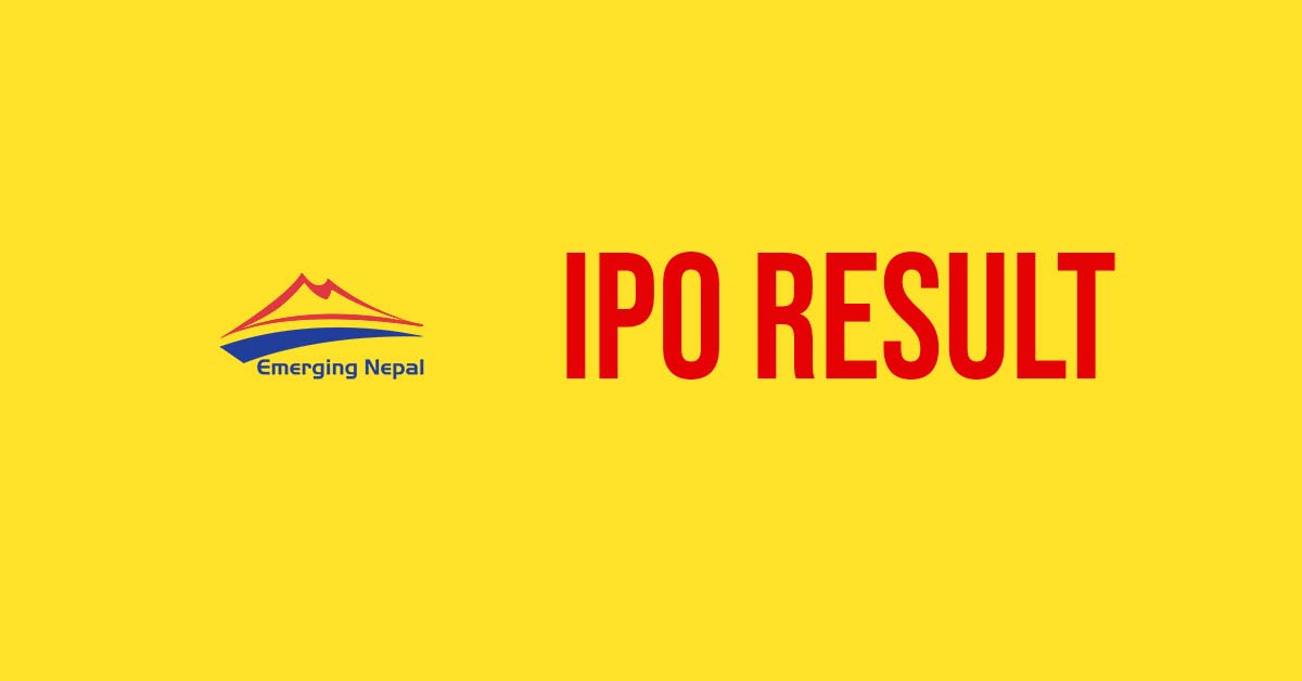 How To Check The Result Of Emerging Nepal IPO