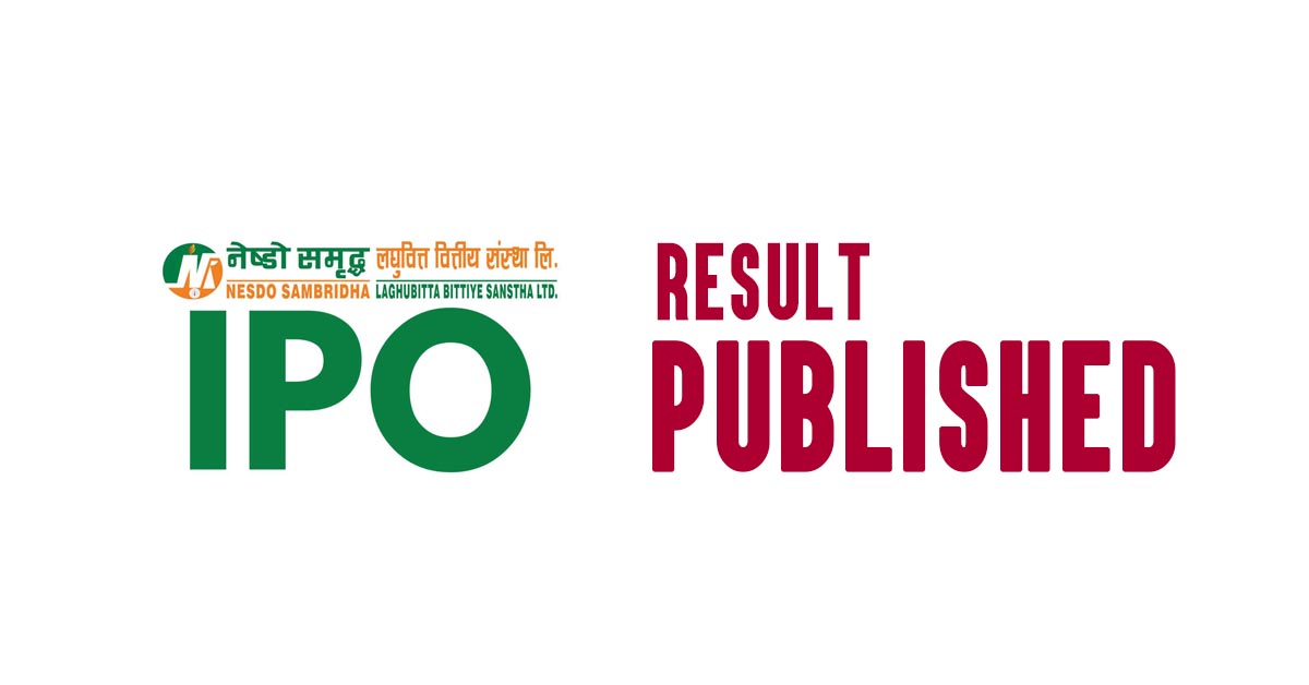 Nesdo Sambridha Laghubitta IPO Result Published Falgun 2078