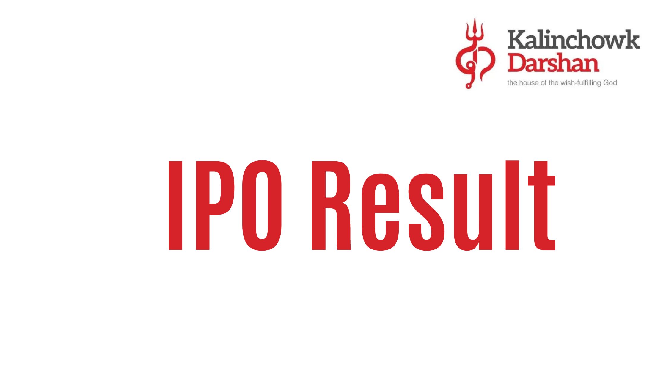 Kalinchowk Cable Car IPO Result (Meroshare, CDSC, Nabil Investment Banking Limited)