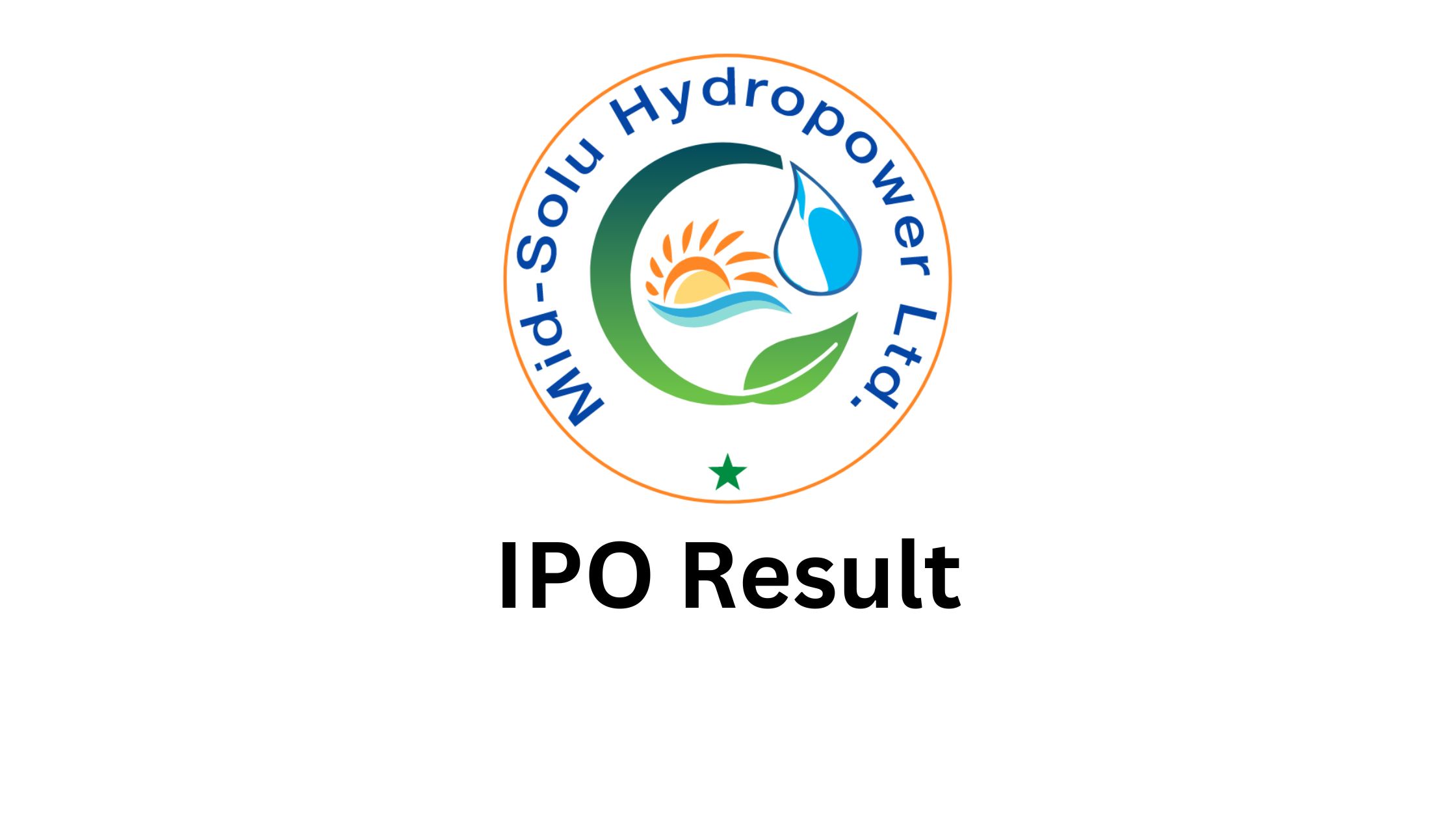 Check Mid-Solu Hydropower Company IPO Result (Meroshare, CDSC, NIC ASIA Capital Limited)